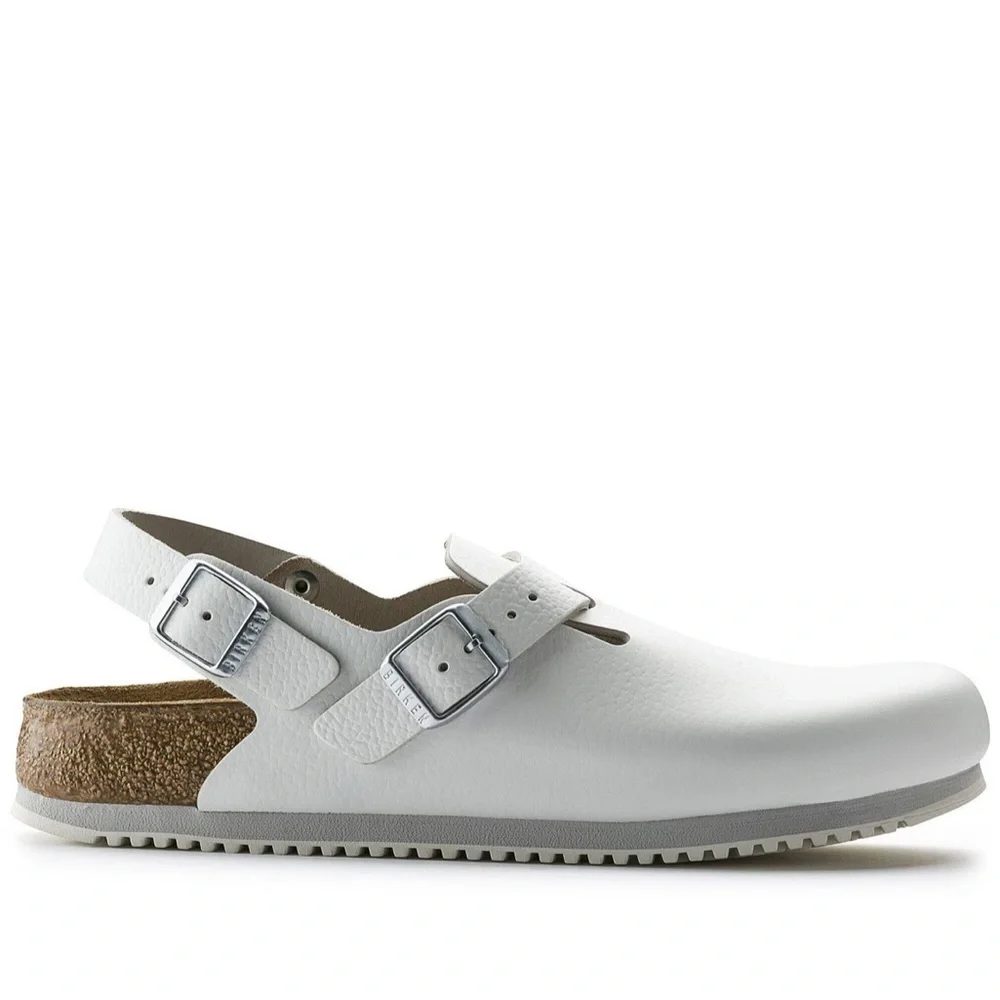 Birkenstock Tokio Super Grip Leather in White